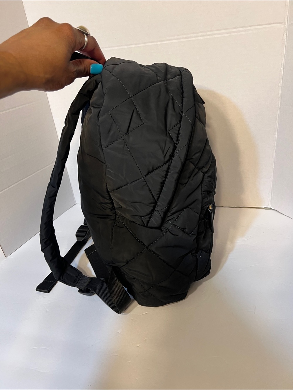 Marc Jacobs Black Quilted Backpack - Picture 6 of 15